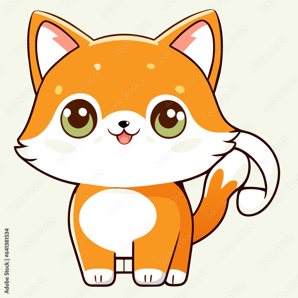 Cute Chibi Cat - generative ai, üretken yapay zeka