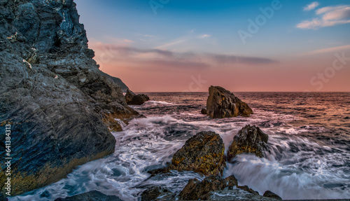 Obraz na płótnie Manarola Surf w salonie