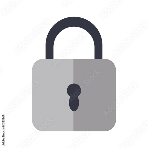 security padlock icon vector illustration