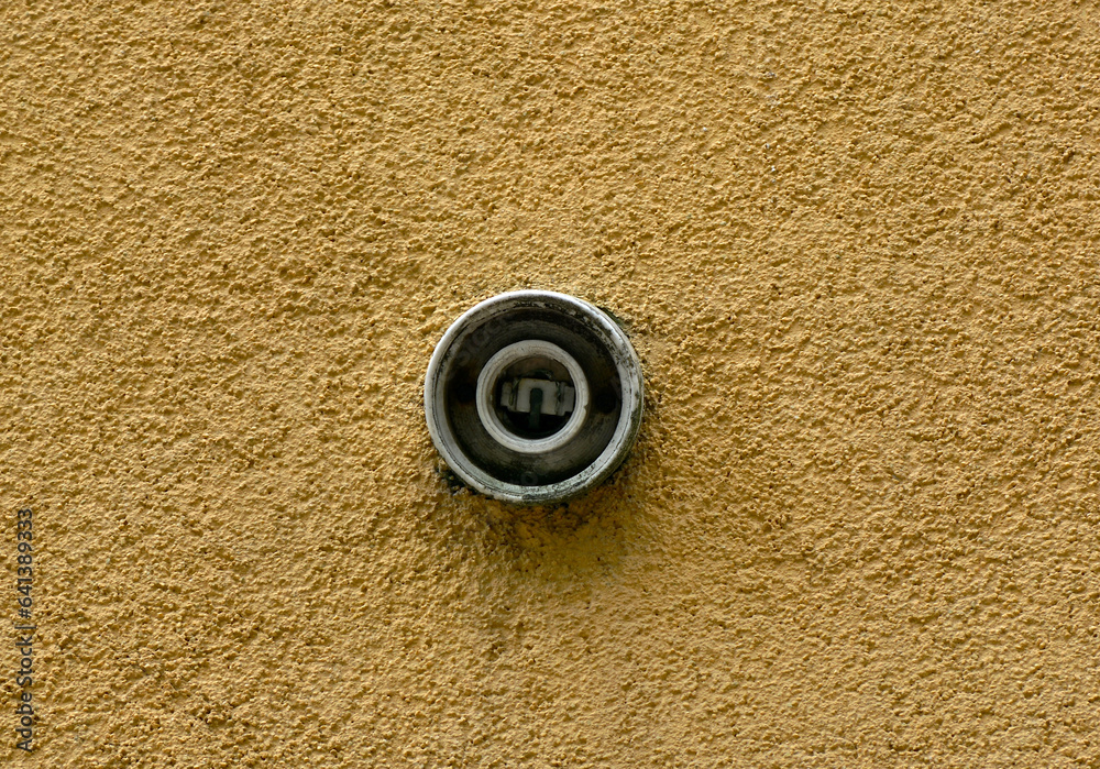 Old connector for light bulbs screwed into the wall Old connector for light bulbs screwed into the wall