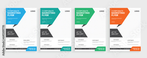 Corporate marketing agency a4 graphic flier layout , corporate business a4 one folded flyer, print ready one page, marketing material, case study layout