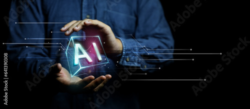 Ethics and legal concepts of AI, artificial intelligence law and online technology of legal regulations Controlling artificial intelligence technology is very risky.
