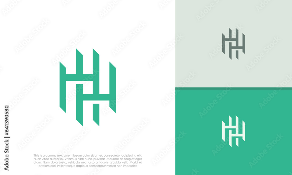 Initials H logo design. Initial Letter Logo. Innovative high tech logo template.
Initials H logo design. Initial Letter Logo. Innovative high tech logo template.