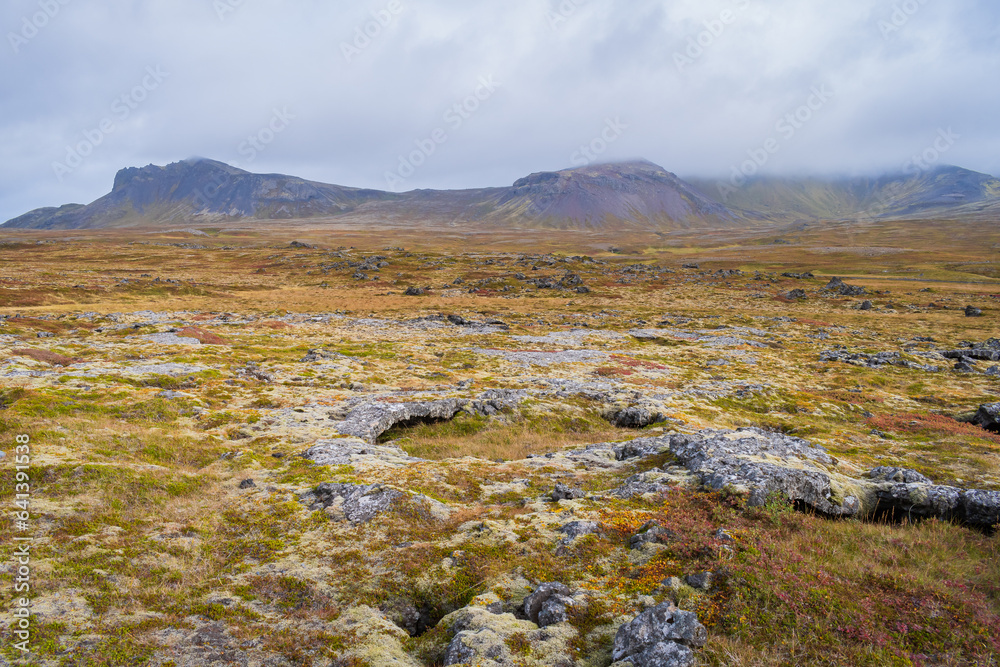 Ladscape of the Saxhóll Crater (Iceland)