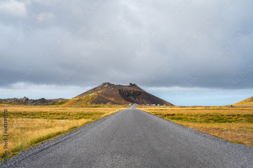 Ladscape of the Saxhóll Crater (Iceland)