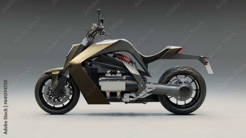 Concept 5 - 3D Motorcycle concept design