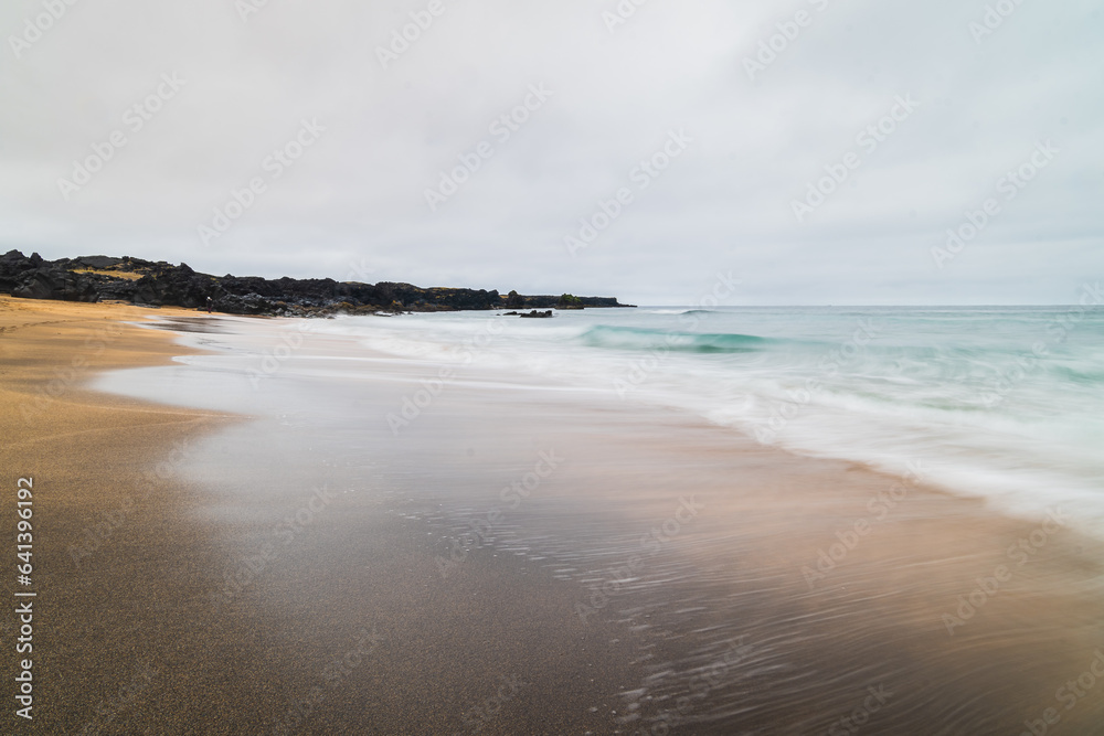 Landscape of the Skadsvik Beach (Iceland)