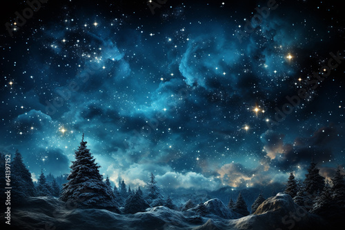 dark blue navy snowy winter background,christmas time