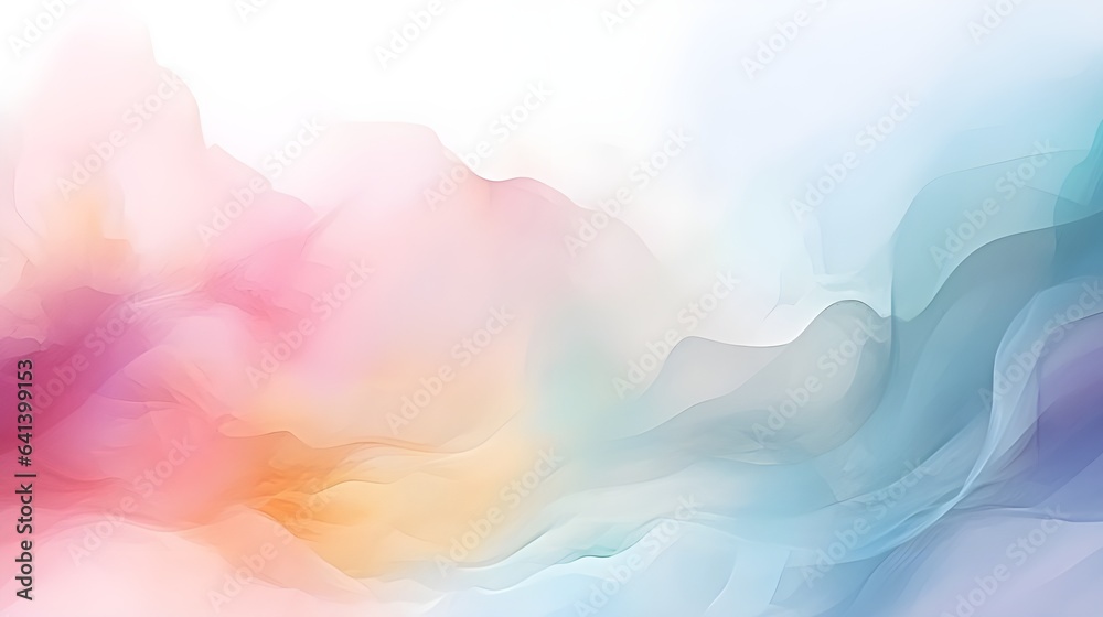 Fototapeta premium abstract background with pink clouds. subtle and muted colors, water color style