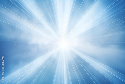 Wallpaper Mural Blue cloudless sky with bright sun shining sun rays animation with generative Ai Torontodigital.ca