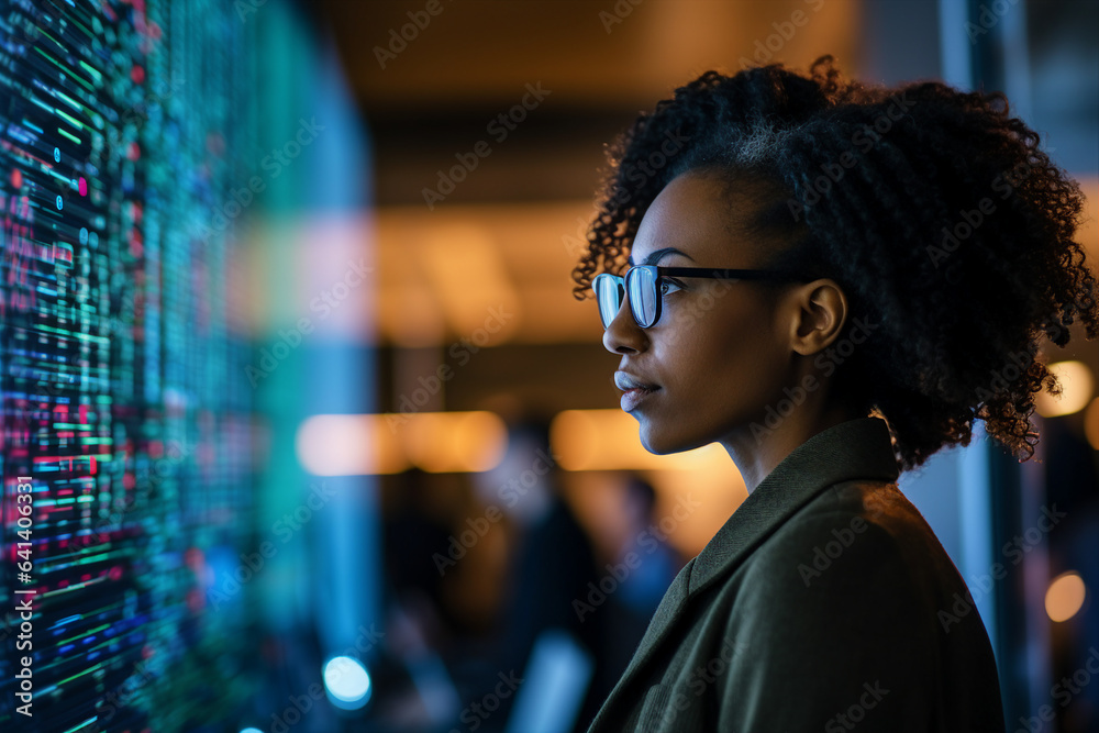 Foto de Generative ai collage picture image of business professional it ...