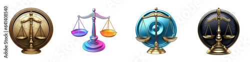 Equity and Justice clipart collection, vector, icons isolated on transparent background photo