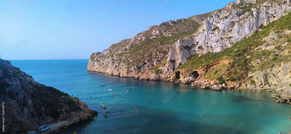 Playa de Granadella, en Alicante España