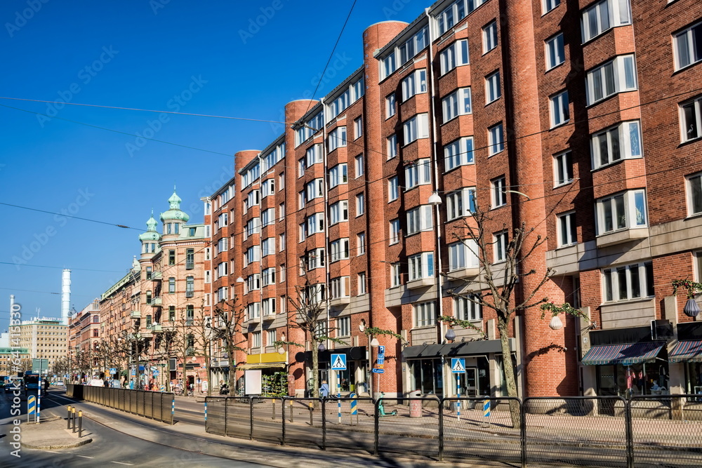 göteborg, schweden - shoppingmeile im stadtzentrum