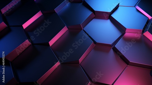 Colorful hexagon abstract background suitable for technology  corporate  and design concepts. Ideal for web banners  presentations  and digital artwork.
