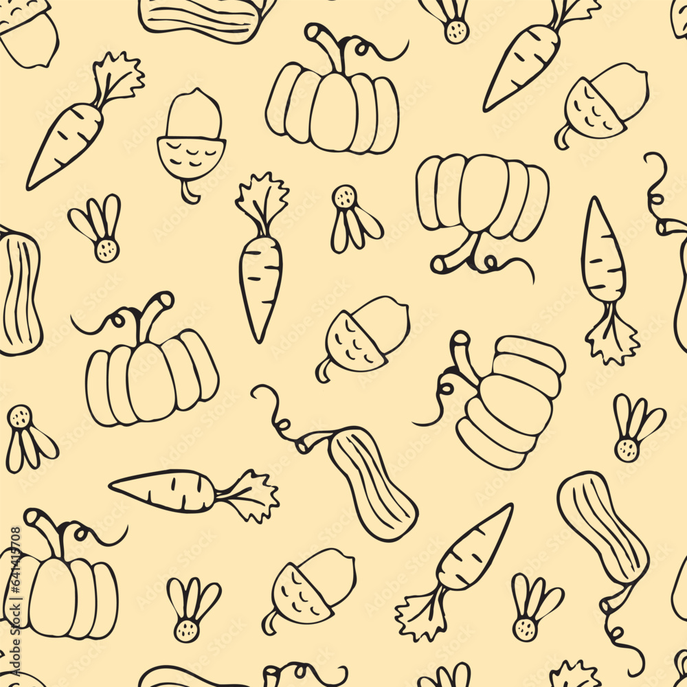 seamless pattern. textile. pattern. style. autumn. leaf fall. bear. basket with mushrooms. mushrooms. doodle drawing. postcard. background picture. actual colors. seamless pattern. textile. pattern. style. autumn. leaf fall. bear. basket with mushrooms. mushrooms. doodle drawing. postcard. background picture. actual colors.