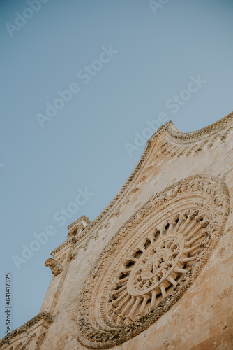 Detail of church San France...