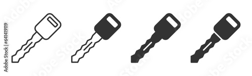 Car keys icon. Vector illustration.