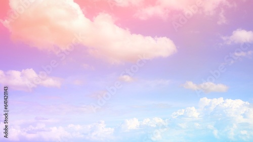 Clouds atmosphere, faded mist, soft white  on a natural sky combination background, subtle gradients of  blue, purple, pink, cyan are beautiful pastel twilight colors. © Esso