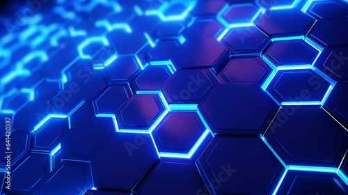 Colorful hexagon abstract background suitable for technology, corporate, and design concepts. Ideal for web banners, presentations, and digital artwork.