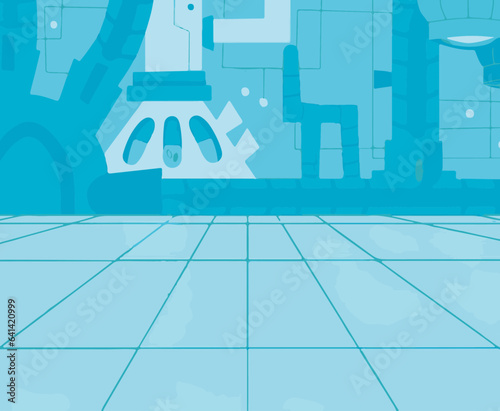 dexter lab scenario animated series blue background photo