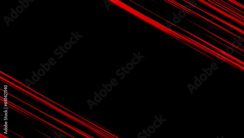 speed effect, red speed line on dark background