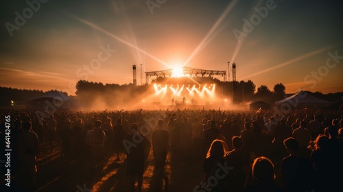 Bright lights of an open ai...