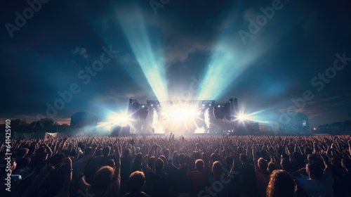 Bright lights of an open ai...