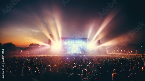 Bright lights of an open ai...