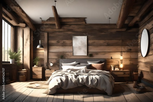 Rustic-Inspired Bedroom Retrea