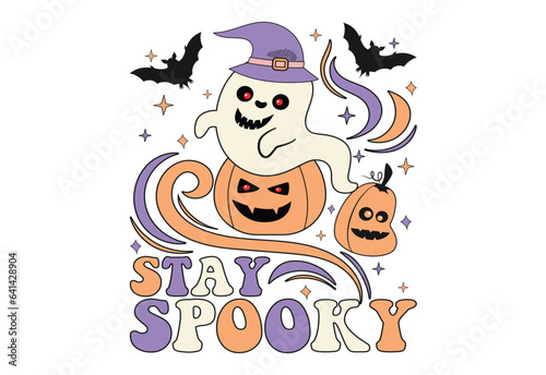 Hallowen Quote, Spooky Season,Retro Halloween, 