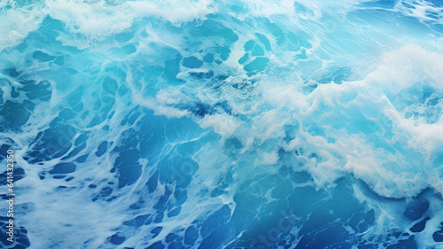 Serene Ocean Waves Background