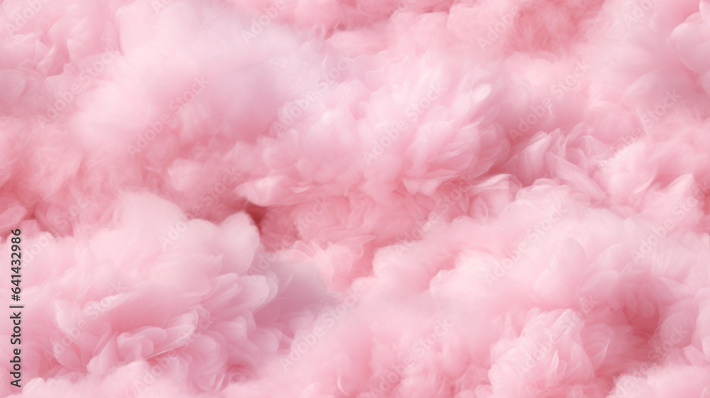 Seamless Pink Cotton Candy Texture