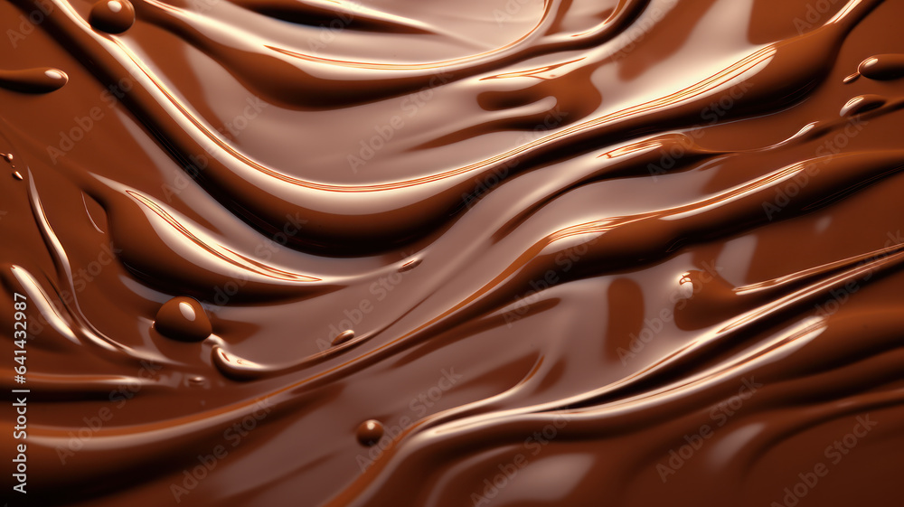 Liquid Chocolate Background Liquid Chocolate Background