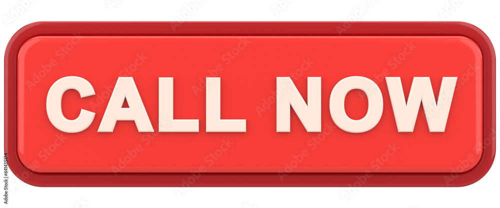 Call now button. 3D illustration. Call now button. 3D illustration.