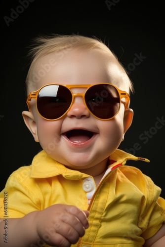 Funny baby on a vacation we...
