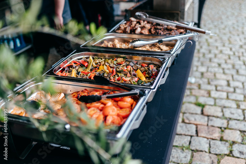 Buffet bei einer Party photo