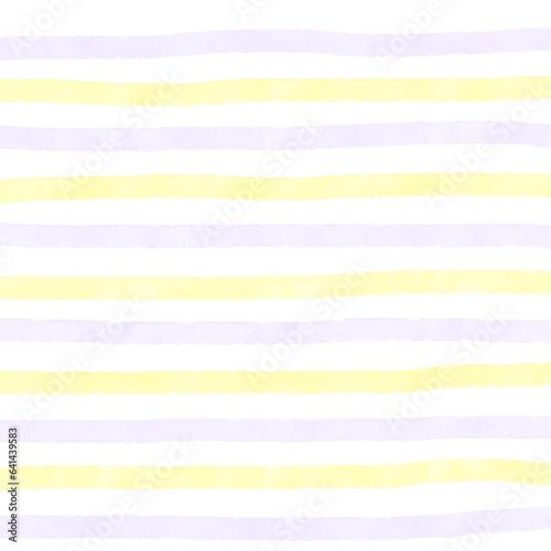 Yellow Purple Stripe Hand Drawn Background
