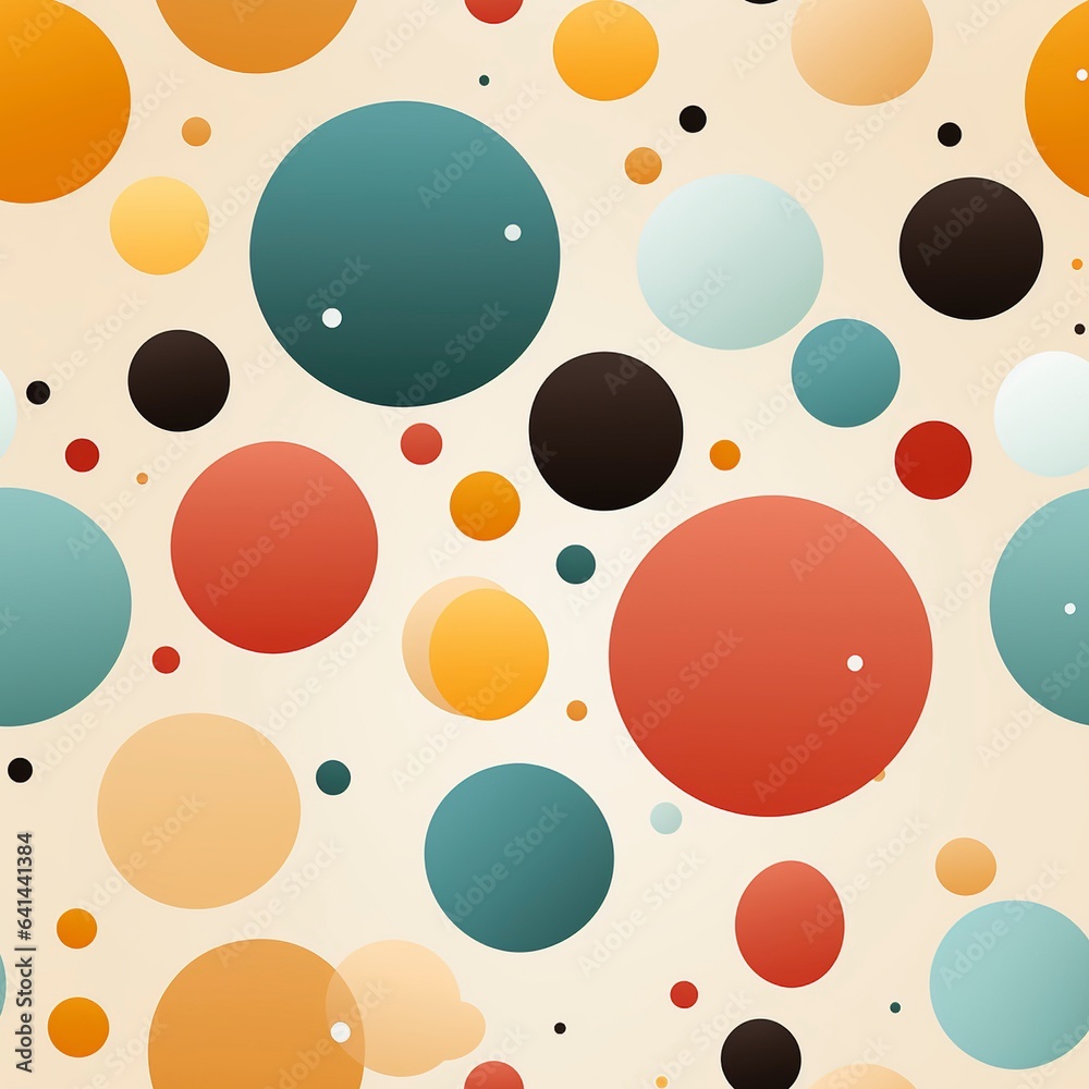 Polka dots seamless pattern Polka dots seamless pattern