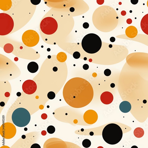 Polka dots seamless pattern