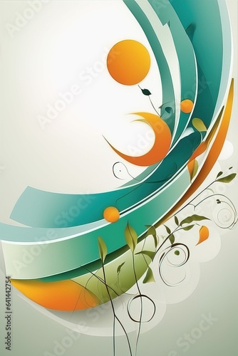 floral background with colorful flowersfloral background with colorful flowersvector illustration of photo