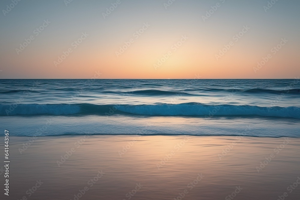 sea water surface with sand and blue skysea water surface with sand and blue skybeautiful sunset ove