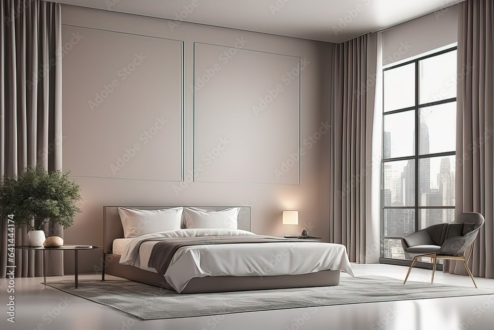 modern interior bedroom with white wallsmodern interior bedroom with white wallsmodern bedroom inter