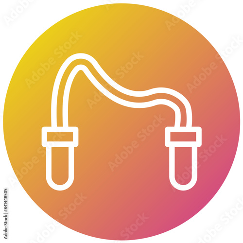 Jumping rope Vector Icon Design Illustration