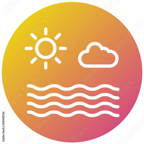 Sea Vector Icon Design Illustration