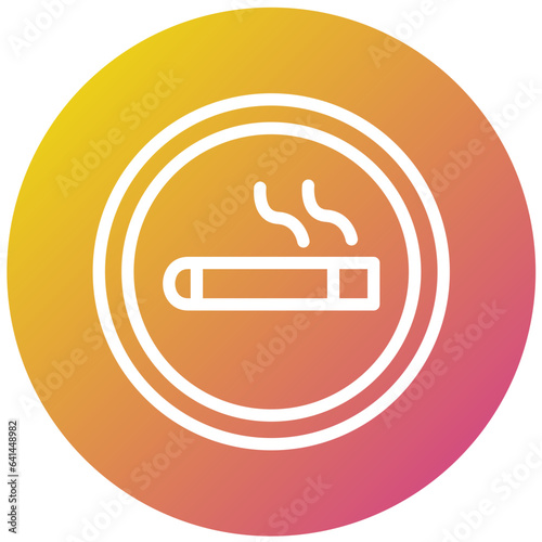 smoking area Vector Icon Design Illustration