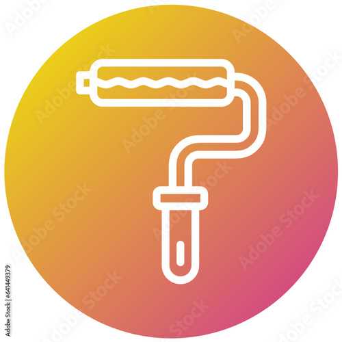 Paint roller Vector Icon Design Illustration