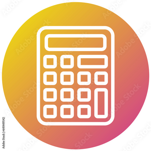 Calculator Vector Icon Design Illustration