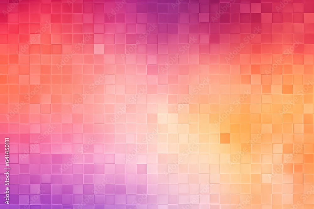Vibrant color gradient mosaic texture