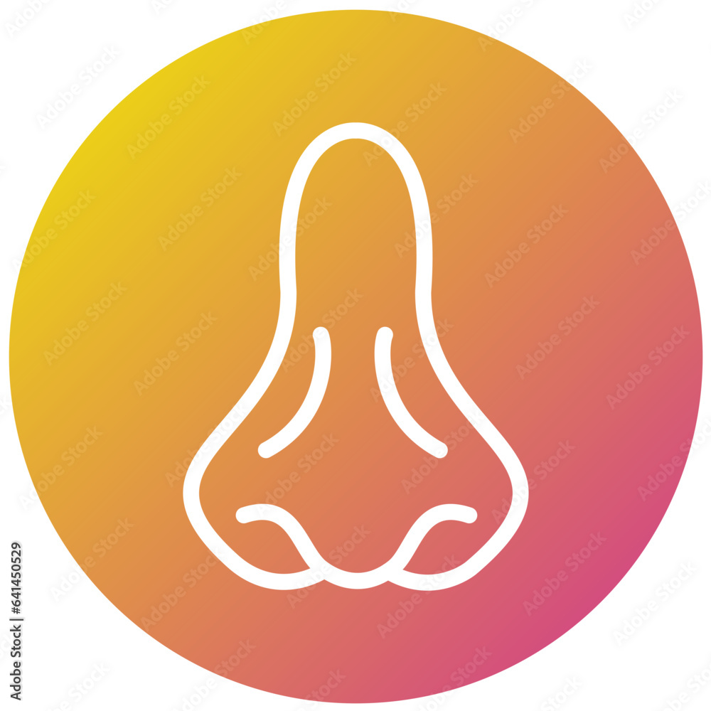 Nose Vector Icon Design Illustration Nose Vector Icon Design Illustration